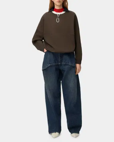 Loewe Layered Wide-Leg Jeans | Thumbnail 2 Loewe Layered Wide-Leg Jeans | Thumbnail 2