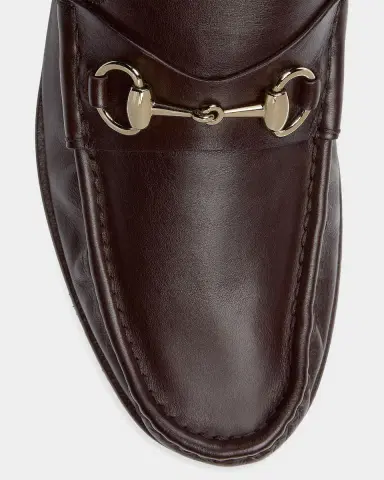 Gucci Men's Lugano Leather Loafers | Thumbnail 4 Gucci Men's Lugano Leather Loafers | Thumbnail 4