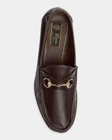 Gucci Men's Lugano Leather Loafers | Thumbnail 5 Gucci Men's Lugano Leather Loafers | Thumbnail 5