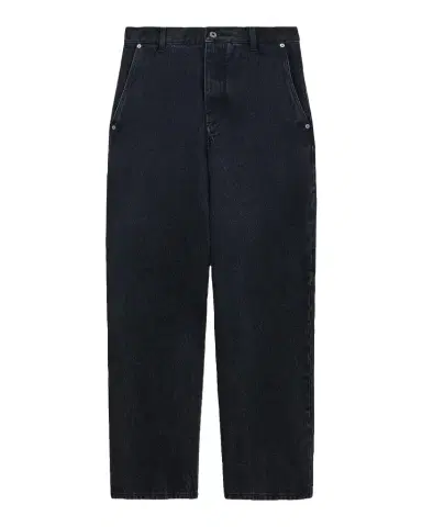 Loewe Men's Leather-Patch Straight-Leg Jeans | Thumbnail 1 Loewe Men's Leather-Patch Straight-Leg Jeans | Thumbnail 1