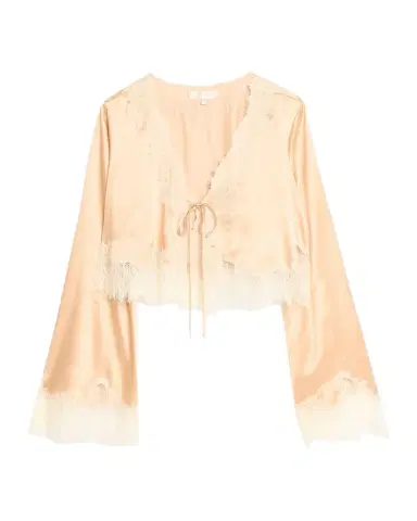 LoveShackFancy Kately Lace-Trim Satin Top | Thumbnail 1 LoveShackFancy Kately Lace-Trim Satin Top | Thumbnail 1