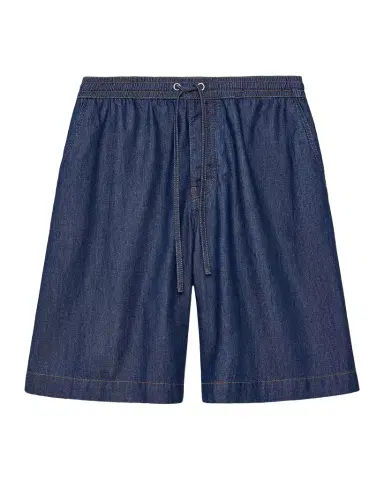 Loewe Men's Denim Drawstring Shorts | Thumbnail 1 Loewe Men's Denim Drawstring Shorts | Thumbnail 1