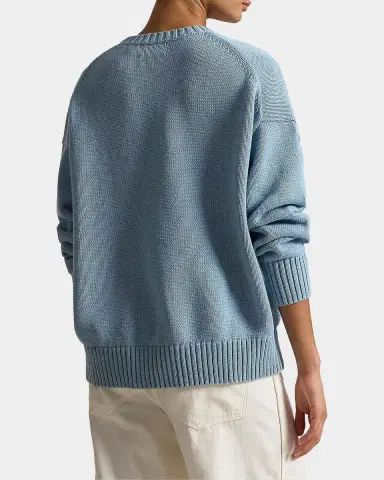 Polo Ralph Lauren Polo Bear Oversized Cotton Sweater | Thumbnail 3 Polo Ralph Lauren Polo Bear Oversized Cotton Sweater | Thumbnail 3
