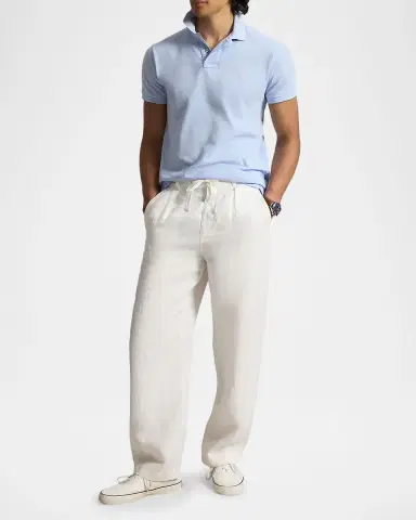 Polo Ralph Lauren Men's Slim Fit Piqué Polo Shirt | Thumbnail 2 Polo Ralph Lauren Men's Slim Fit Piqué Polo Shirt | Thumbnail 2