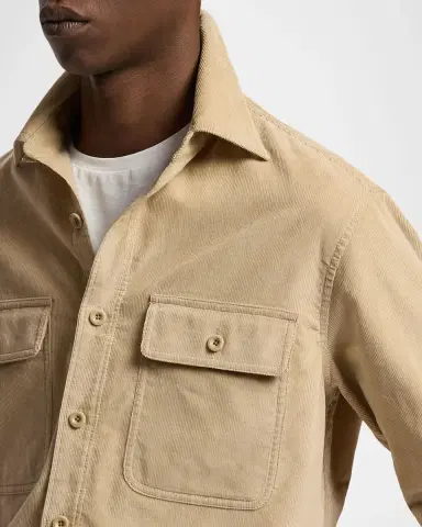 Ralph Lauren Purple Label Men's Sea Island Corduroy Button-Down Shirt | Thumbnail 5 Ralph Lauren Purple Label Men's Sea Island Corduroy Button-Down Shirt | Thumbnail 5