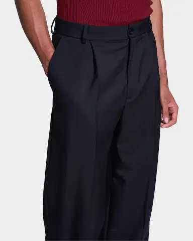 Dries Van Noten Men's Penrud Wool-Mohair Straight-Leg Pants | Thumbnail 5 Dries Van Noten Men's Penrud Wool-Mohair Straight-Leg Pants | Thumbnail 5
