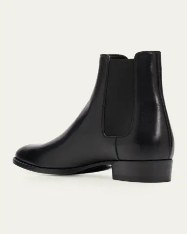 Saint Laurent Men's Wyatt 30 Leather Chelsea Boots | Thumbnail 2 Saint Laurent Men's Wyatt 30 Leather Chelsea Boots | Thumbnail 2