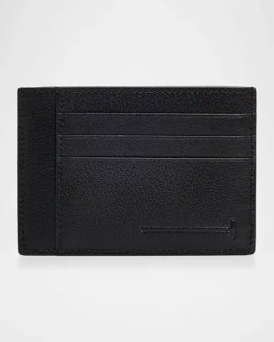 Tom Ford Men's Elongated T Line Leather Card Case | Thumbnail 2 Tom Ford Men's Elongated T Line Leather Card Case | Thumbnail 2