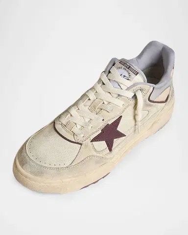 Golden Goose Men 's Forty2 Chunky Leather Low-Top Sneakers | Thumbnail 4 Golden Goose Men 's Forty2 Chunky Leather Low-Top Sneakers | Thumbnail 4