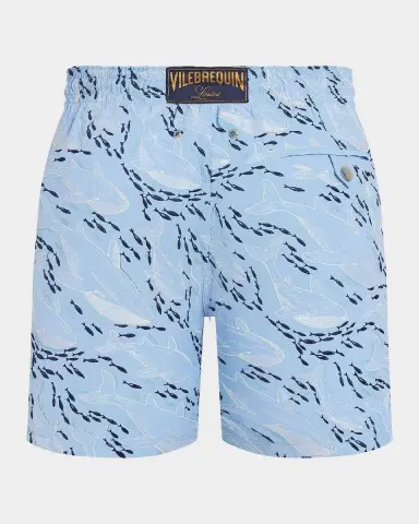Vilebrequin Men's Mistral Nylon Swim Trunks | Thumbnail 4 Vilebrequin Men's Mistral Nylon Swim Trunks | Thumbnail 4