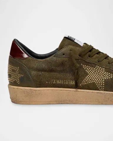 Golden Goose Men 's Ballstar Suede Low-Top Sneakers | Thumbnail 2 Golden Goose Men 's Ballstar Suede Low-Top Sneakers | Thumbnail 2