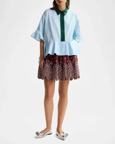 Essentiel Antwerp Kaylee Peplum Ruffle Shirt | Thumbnail 2 Essentiel Antwerp Kaylee Peplum Ruffle Shirt | Thumbnail 2