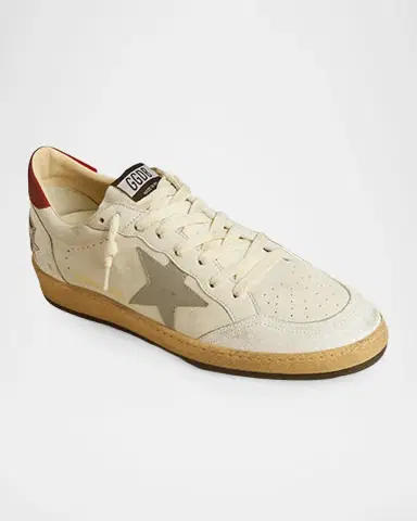 Golden Goose Men 's Ball Star Leather Low-Top Sneakers | Thumbnail 2 Golden Goose Men 's Ball Star Leather Low-Top Sneakers | Thumbnail 2