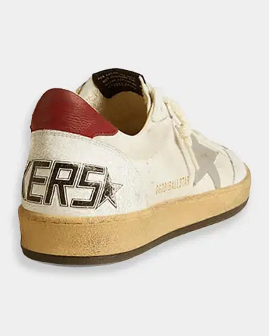 Golden Goose Men 's Ball Star Leather Low-Top Sneakers | Thumbnail 3 Golden Goose Men 's Ball Star Leather Low-Top Sneakers | Thumbnail 3