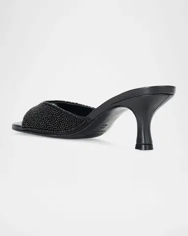 Staud Brigitte 55MM Beaded Kitten-Heel Sandals | Thumbnail 3 Staud Brigitte 55MM Beaded Kitten-Heel Sandals | Thumbnail 3