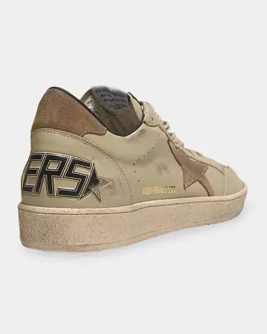 Golden Goose Men 's Ballstar Leather Low-Top Sneakers | Thumbnail 3 Golden Goose Men 's Ballstar Leather Low-Top Sneakers | Thumbnail 3