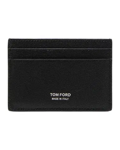 Tom Ford Men's Elongated T-Line Leather Card Case | Thumbnail 1 Tom Ford Men's Elongated T-Line Leather Card Case | Thumbnail 1