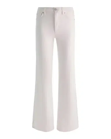 ALICE + OLIVIA Chic High-Rise Embellished Striped Jeans | Thumbnail 1 ALICE + OLIVIA Chic High-Rise Embellished Striped Jeans | Thumbnail 1