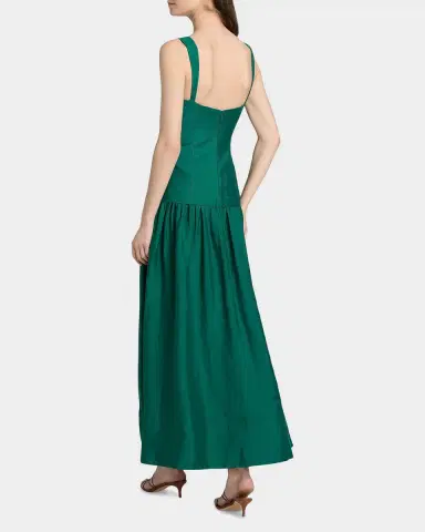 Acler Forever Young Reeve Linen-Blend Drop-Waist Maxi Dress | Thumbnail 3 Acler Forever Young Reeve Linen-Blend Drop-Waist Maxi Dress | Thumbnail 3