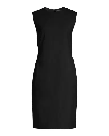 Theory Round Neck Stretch-Wool A-Line Mini Dress | Thumbnail 1 Theory Round Neck Stretch-Wool A-Line Mini Dress | Thumbnail 1