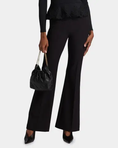 Generation Love Elise Crepe Flared Pants | Thumbnail 4 Generation Love Elise Crepe Flared Pants | Thumbnail 4