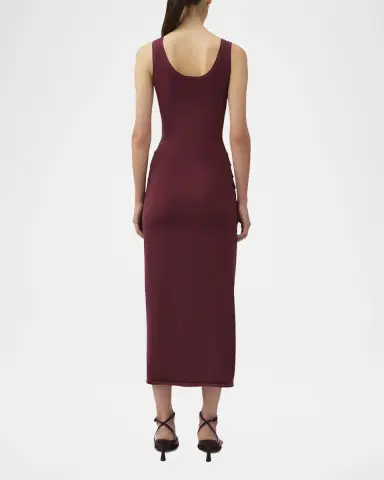 SIMKHAI Genne Draped Tank Dress | Thumbnail 3 SIMKHAI Genne Draped Tank Dress | Thumbnail 3