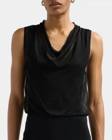 Simkhai Cara Cowlneck Tank | Thumbnail 3 Simkhai Cara Cowlneck Tank | Thumbnail 3