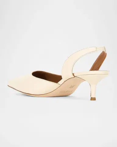 Staud Sebastian 40MM Leather Slingback Pumps | Thumbnail 2 Staud Sebastian 40MM Leather Slingback Pumps | Thumbnail 2