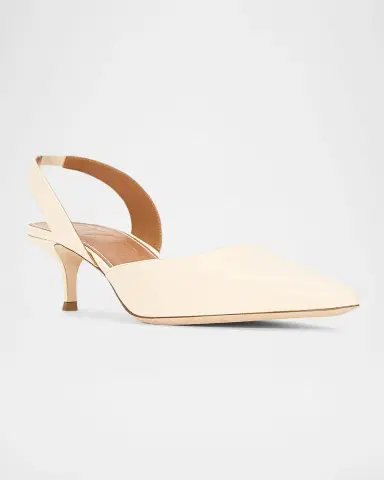Staud Sebastian 40MM Leather Slingback Pumps | Thumbnail 3 Staud Sebastian 40MM Leather Slingback Pumps | Thumbnail 3