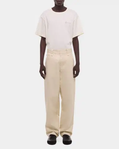Helmut Lang Men's Flat-Front Cotton Five-Pocket Chino Pants | Thumbnail 2 Helmut Lang Men's Flat-Front Cotton Five-Pocket Chino Pants | Thumbnail 2