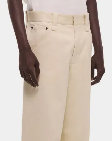 Helmut Lang Men's Flat-Front Cotton Five-Pocket Chino Pants | Thumbnail 5 Helmut Lang Men's Flat-Front Cotton Five-Pocket Chino Pants | Thumbnail 5