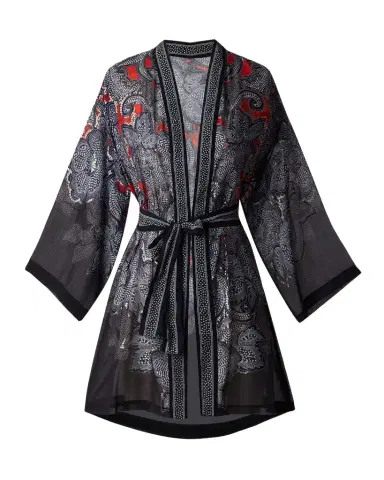 Miraclesuit Steel Magnolias Kimono Coverup | Thumbnail 1 Miraclesuit Steel Magnolias Kimono Coverup | Thumbnail 1