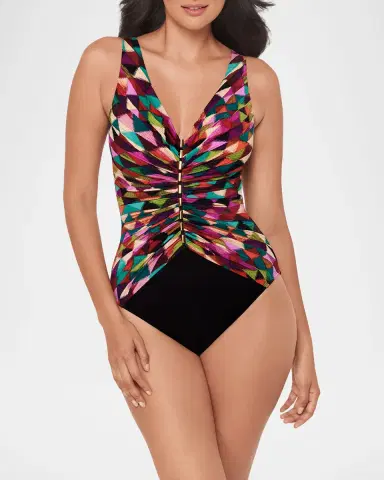 Miraclesuit Farfalle Charmer One-Piece Swimsuit | Thumbnail 2 Miraclesuit Farfalle Charmer One-Piece Swimsuit | Thumbnail 2