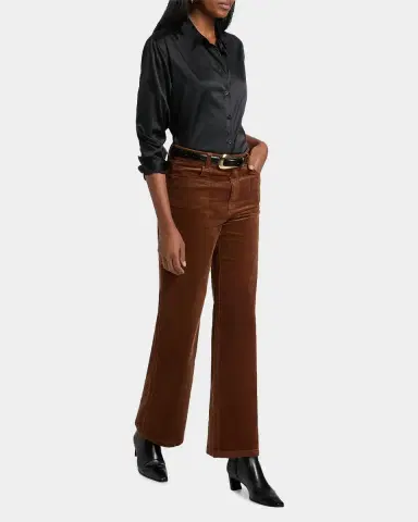 PAIGE Anessa Cotton-Blend Corduroy Wide-Leg Pants | Thumbnail 2 PAIGE Anessa Cotton-Blend Corduroy Wide-Leg Pants | Thumbnail 2