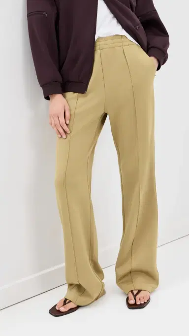 Tibi Active Knit cottie Joggers Buff Tan | Thumbnail 2 Tibi Active Knit cottie Joggers Buff Tan | Thumbnail 2