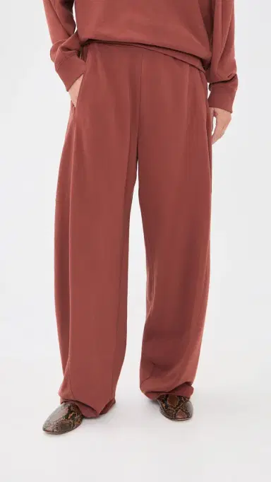 Tibi Petite ightweight Winslow Sweatpants Red Clay | Thumbnail 2 Tibi Petite ightweight Winslow Sweatpants Red Clay | Thumbnail 2