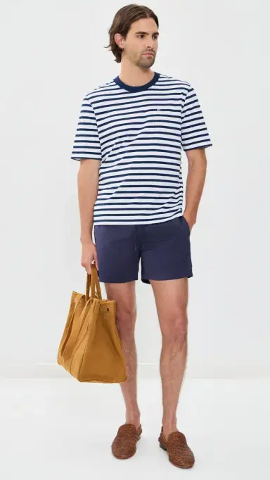 Frescobol Carioca alvador Elasticated wim Trunks 5 Midnight Blue | Thumbnail 5 Frescobol Carioca alvador Elasticated wim Trunks 5 Midnight Blue | Thumbnail 5