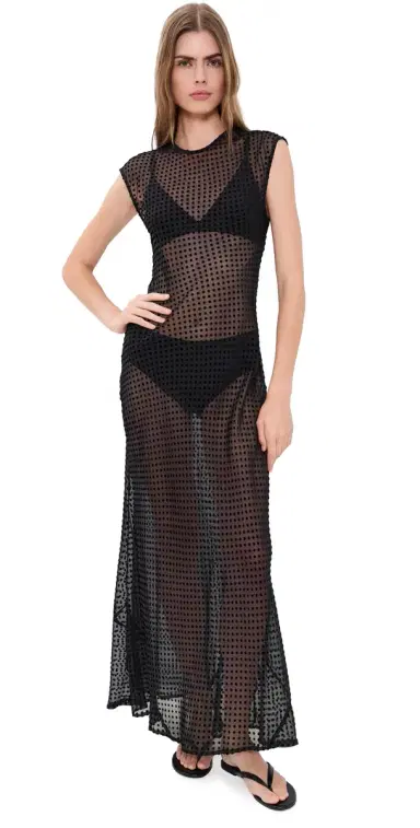 VRG GRL Grace Sheer Maxi Dress Black | Thumbnail 1 VRG GRL Grace Sheer Maxi Dress Black | Thumbnail 1