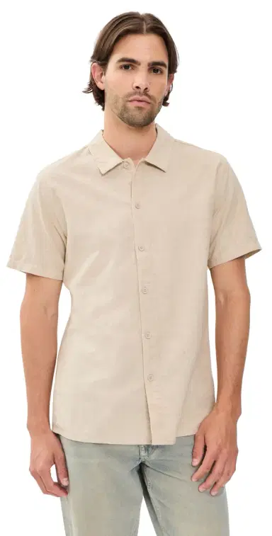 Rhythm Classic Linen Shirt and | Thumbnail 1 Rhythm Classic Linen Shirt and | Thumbnail 1