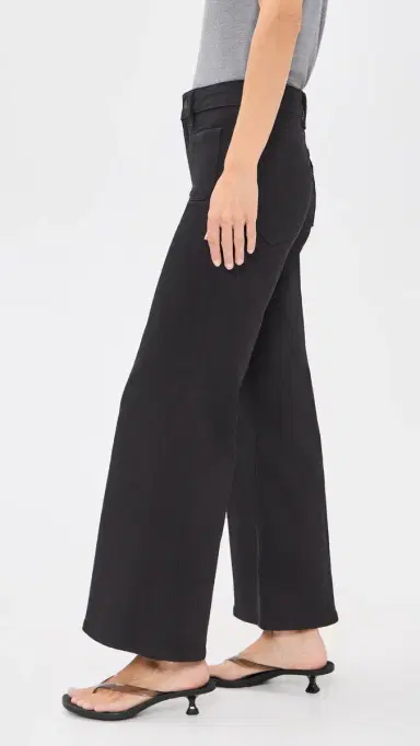 Good American Good Petite Palazzo Jeans Black1 | Thumbnail 4 Good American Good Petite Palazzo Jeans Black1 | Thumbnail 4