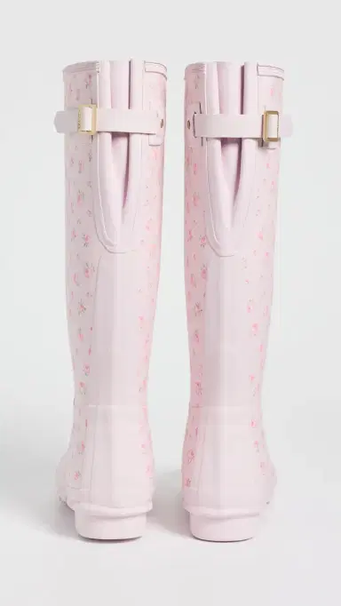 Hunter Boots Hunter x LoveShackFancy Original Tall Back Adjustable Boots Light Pink 61 | Thumbnail 5 Hunter Boots Hunter x LoveShackFancy Original Tall Back Adjustable Boots Light Pink 61 | Thumbnail 5
