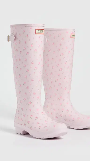 Hunter Boots Hunter x LoveShackFancy Original Tall Back Adjustable Boots Light Pink 61 | Thumbnail 6 Hunter Boots Hunter x LoveShackFancy Original Tall Back Adjustable Boots Light Pink 61 | Thumbnail 6