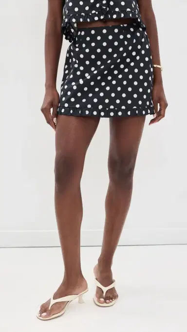 VRG GRL Rhode Polka Dot Skirt Polka Dot | Thumbnail 2 VRG GRL Rhode Polka Dot Skirt Polka Dot | Thumbnail 2