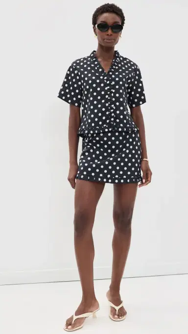 VRG GRL Rhode Polka Dot Skirt Polka Dot | Thumbnail 5 VRG GRL Rhode Polka Dot Skirt Polka Dot | Thumbnail 5