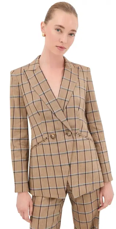 Veronica Beard Rickie Dickey Jacket Ochre Multi 2 | Thumbnail 1 Veronica Beard Rickie Dickey Jacket Ochre Multi 2 | Thumbnail 1