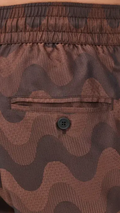Frescobol Carioca Rio port Copacabana Jacquard wim Trunks 4 Cacao | Thumbnail 6 Frescobol Carioca Rio port Copacabana Jacquard wim Trunks 4 Cacao | Thumbnail 6