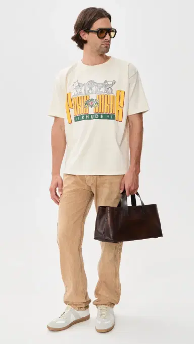 Rhude 90s Traxedo Denim Jeans Washed Brown | Thumbnail 5 Rhude 90s Traxedo Denim Jeans Washed Brown | Thumbnail 5