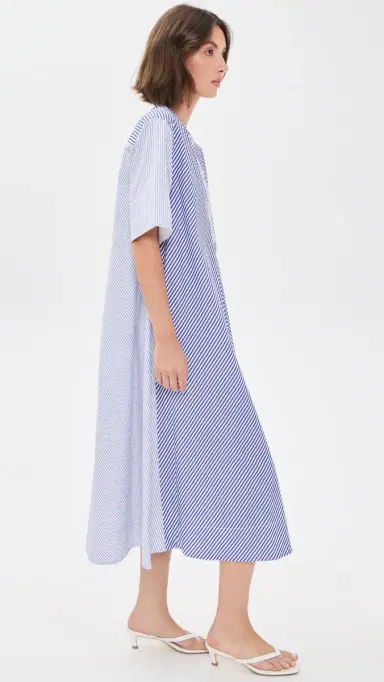 Lee Mathews Ivy Stripe Shirt Dress | Thumbnail 4 Lee Mathews Ivy Stripe Shirt Dress | Thumbnail 4