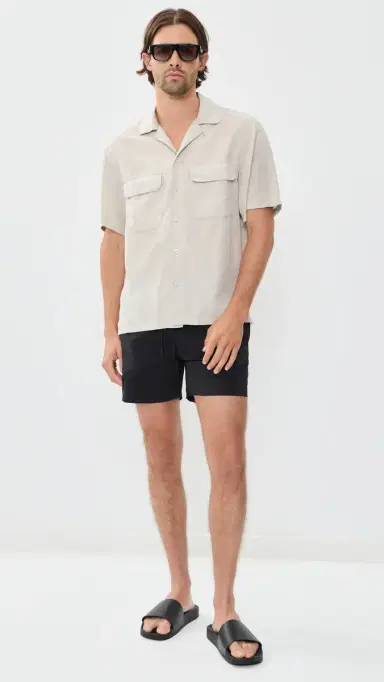 Frescobol Carioca alvador Elasticated wim Trunks 5 Black | Thumbnail 5 Frescobol Carioca alvador Elasticated wim Trunks 5 Black | Thumbnail 5
