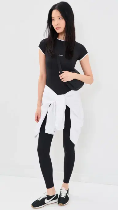 FORM Layered Tee Black/White | Thumbnail 5 FORM Layered Tee Black/White | Thumbnail 5